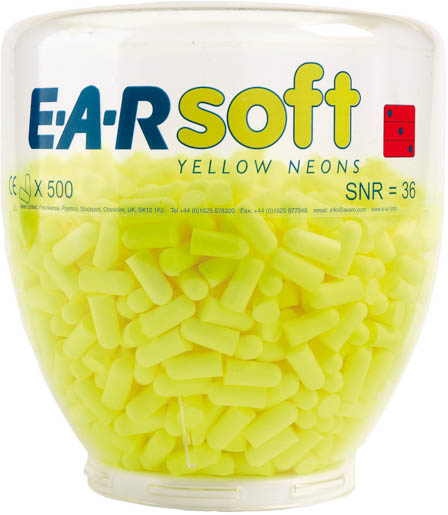 3M E-A-RSoft Gehörschutzstöpsel neongelb, SNR = 36db #PD01002